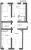 Планировка трехкомнатной квартиры площадью 80.1 кв. м в новостройке ЖК "Аура"