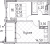 Планировка однокомнатной квартиры площадью 34.3 кв. м в новостройке ЖК "Тайм Сквер"