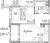 Планировка однокомнатной квартиры площадью 32.3 кв. м в новостройке ЖК "Тайм Сквер"