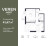 Планировка однокомнатной квартиры площадью 41.47 кв. м в новостройке ЖК "Veren Nort Сертолово"