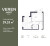 Планировка однокомнатной квартиры площадью 39.53 кв. м в новостройке ЖК "Veren Nort Сертолово"