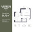 Планировка однокомнатной квартиры площадью 36.92 кв. м в новостройке ЖК "Veren Nort Сертолово"