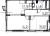 Планировка двухкомнатной квартиры площадью 49.27 кв. м в новостройке ЖК "Veren Nort Сертолово"
