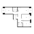 Планировка трехкомнатной квартиры площадью 80 кв. м в новостройке ЖК "Лермонтовский 54"