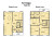 Планировка пятикомнатной квартиры площадью 156.2 кв. м в новостройке ЖК "На речке"