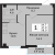 Планировка однокомнатной квартиры площадью 37 кв. м в новостройке ЖК "Южная звезда"