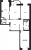 Планировка трехкомнатной квартиры площадью 91.7 кв. м в новостройке ЖК "Шекспир"