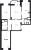 Планировка трехкомнатной квартиры площадью 91.5 кв. м в новостройке ЖК "Шекспир"