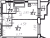 Планировка однокомнатной квартиры площадью 38.2 кв. м в новостройке ЖК "Байрон"