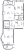 Планировка двухкомнатной квартиры площадью 77.5 кв. м в новостройке ЖК "Байрон"