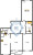 Планировка трехкомнатной квартиры площадью 91.5 кв. м в новостройке ЖК "Байрон"