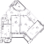 Планировка трехкомнатной квартиры площадью 102.4 кв. м в новостройке ЖК "Байрон"