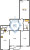 Планировка трехкомнатной квартиры площадью 92 кв. м в новостройке ЖК "Байрон"