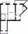 Планировка трехкомнатной квартиры площадью 103.67 кв. м в новостройке ЖК "Листва"
