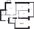 Планировка трехкомнатной квартиры площадью 109.4 кв. м в новостройке ЖК "Листва"