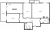 Планировка трехкомнатной квартиры площадью 106.61 кв. м в новостройке ЖК "Листва"