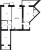 Планировка трехкомнатной квартиры площадью 103.69 кв. м в новостройке ЖК "Листва"