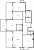 Планировка четырехкомнатной квартиры площадью 147.04 кв. м в новостройке ЖК "Листва"
