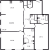 Планировка трехкомнатной квартиры площадью 114.34 кв. м в новостройке ЖК "Дефанс Премиум"