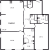 Планировка трехкомнатной квартиры площадью 114.12 кв. м в новостройке ЖК "Дефанс Премиум"