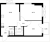 Планировка двухкомнатной квартиры площадью 49.2 кв. м в новостройке ЖК "Янинский лес"