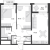Планировка двухкомнатной квартиры площадью 63.9 кв. м в новостройке ЖК "Glorax Заневский"