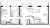 Планировка двухкомнатной квартиры площадью 89 кв. м в новостройке ЖК "Glorax Заневский"