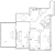 Планировка трехкомнатной квартиры площадью 160.3 кв. м в новостройке ЖК "Граф Орлов. Московский. Первая линия"