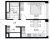 Планировка однокомнатной квартиры площадью 35.55 кв. м в новостройке ЖК "Glorax Premium Василеостровский"