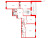 Планировка четырехкомнатной квартиры площадью 118.56 кв. м в новостройке ЖК "Astra Marine на набережной"