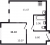 Планировка однокомнатной квартиры площадью 34.1 кв. м в новостройке ЖК "Мурино Space"