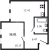 Планировка однокомнатной квартиры площадью 33.01 кв. м в новостройке ЖК "Мурино Space"