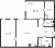 Планировка двухкомнатной квартиры площадью 66.31 кв. м в новостройке ЖК "Мурино Space"