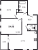 Планировка двухкомнатной квартиры площадью 54.9 кв. м в новостройке ЖК "Мурино Space"