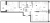Планировка трехкомнатной квартиры площадью 67.84 кв. м в новостройке ЖК "Дом на Васильевском"