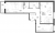 Планировка трехкомнатной квартиры площадью 71.62 кв. м в новостройке ЖК "Дом на Васильевском"