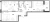 Планировка трехкомнатной квартиры площадью 66.44 кв. м в новостройке ЖК "Дом на Васильевском"