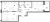 Планировка трехкомнатной квартиры площадью 66.66 кв. м в новостройке ЖК "Дом на Васильевском"