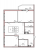 Планировка трехкомнатной квартиры площадью 67.6 кв. м в новостройке ЖК "Tre Kronor"