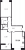 Планировка двухкомнатной квартиры площадью 55.26 кв. м в новостройке ЖК "Pulse Premier"