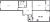 Планировка двухкомнатной квартиры площадью 70.39 кв. м в новостройке ЖК "Аквилон Leaves"