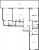 Планировка трехкомнатной квартиры площадью 101.24 кв. м в новостройке ЖК "iD Svetlanovskiy"