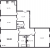 Планировка трехкомнатной квартиры площадью 95 кв. м в новостройке ЖК "DOMINO Premium"