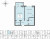 Планировка однокомнатной квартиры площадью 42.05 кв. м в новостройке ЖК "Расцветай в Янино"
