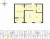 Планировка однокомнатной квартиры площадью 44.58 кв. м в новостройке ЖК "Расцветай в Янино"