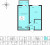 Планировка однокомнатной квартиры площадью 40.02 кв. м в новостройке ЖК "Расцветай в Янино"