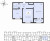Планировка двухкомнатной квартиры площадью 60.13 кв. м в новостройке ЖК "Расцветай в Янино"