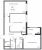 Планировка двухкомнатной квартиры площадью 70.86 кв. м в новостройке ЖК "Расцветай в Янино"