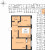 Планировка двухкомнатной квартиры площадью 49 кв. м в новостройке ЖК "Расцветай в Янино"