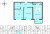Планировка двухкомнатной квартиры площадью 52.62 кв. м в новостройке ЖК "Расцветай в Янино"